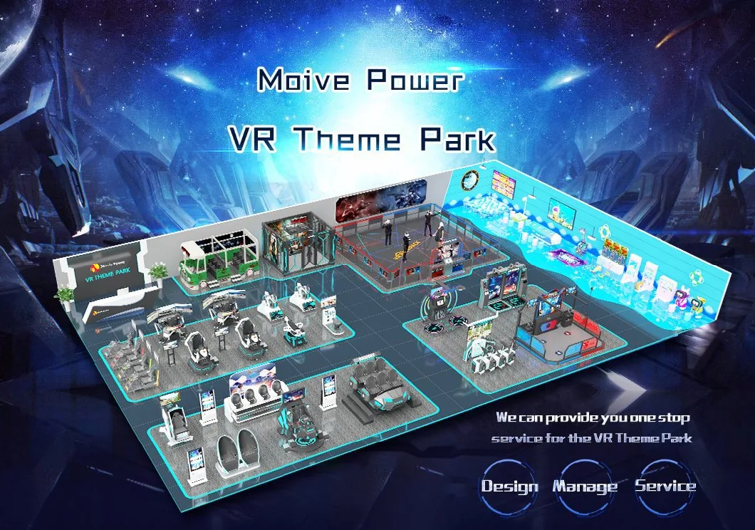 China Manufacturer Vr 9d Indoor Amusement Park Exciting Roller Coaster