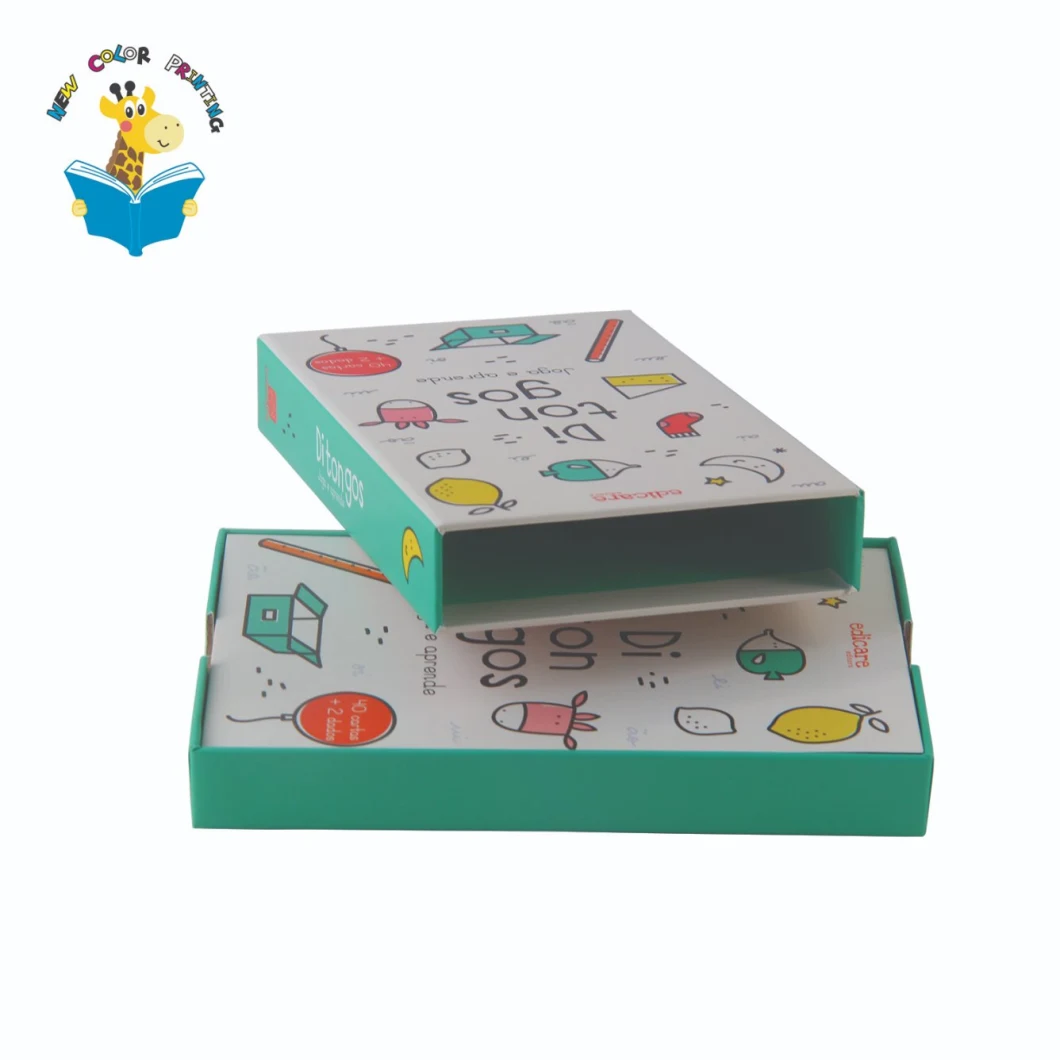 Dominoes Cards Box Set with Brochure Hardcover Boxes for Kids