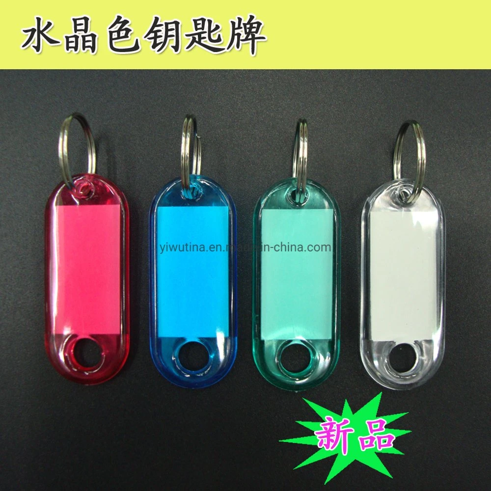Colorful Plastic Long Key Tag Luggage Tag