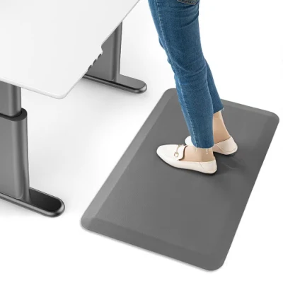 Tapis de cuisine anti-fatigue en PVC de 12 mm / tapis de bureau pour bureau debout