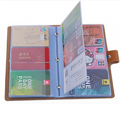 Vente chaude PU Porte-cartes de visite et porte-badge pour carte d'identité, personnalisé Amazon Ebay Hot Sale Case Cover Passport Credit Card Holder