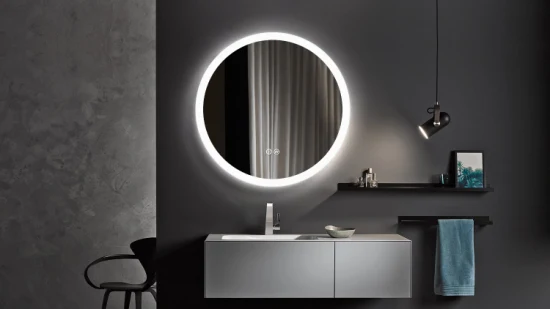 Miroir de salle de bain LED rond Smart Makeup