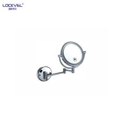 Nouveau miroir de maquillage à LED grossissant compact cosmétique de salle de bains